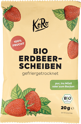 KoRo Freeze-dried strawberries, 20 g