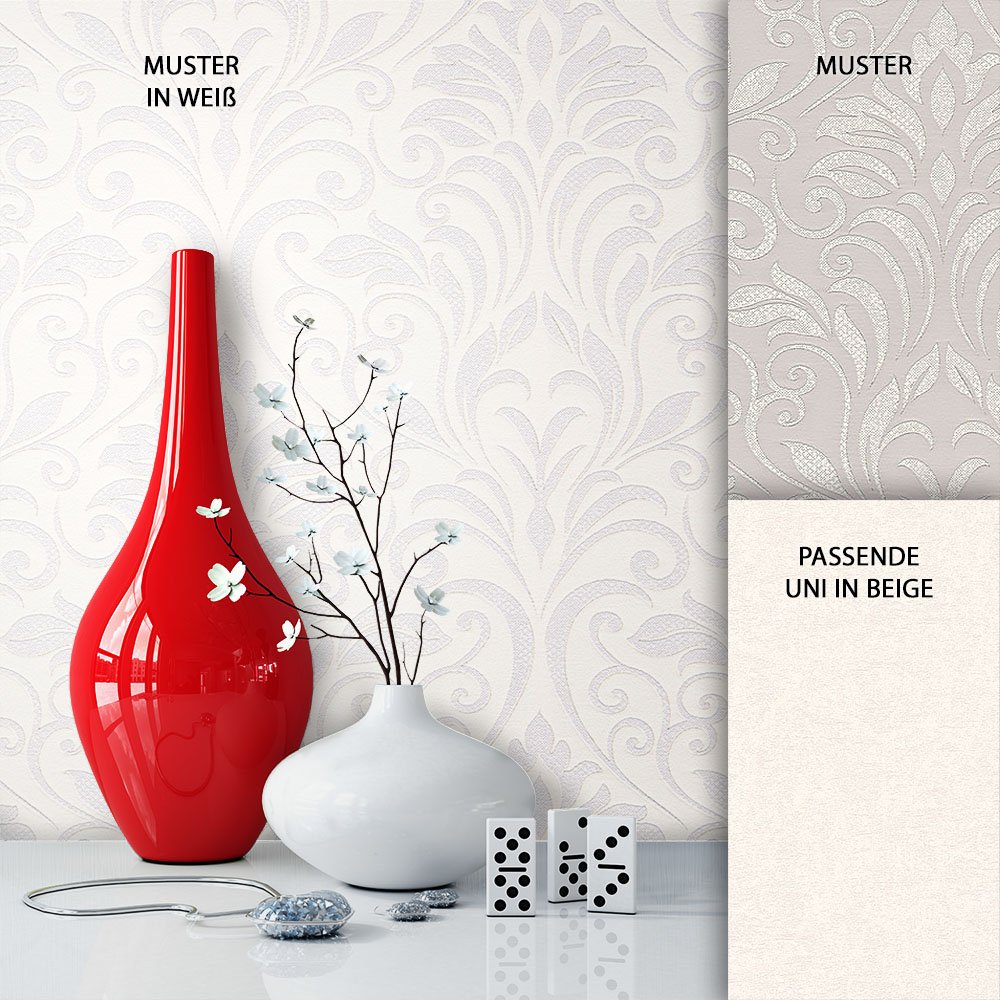 Newroom Design Newroom Baroque Wallpaper Grey Non-Woven Wallpaper Baroque, Classic, Neo-Cl
