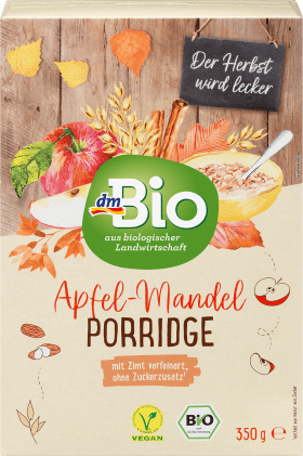 dmBio Porridge apple-almond gluten-free, 350 g