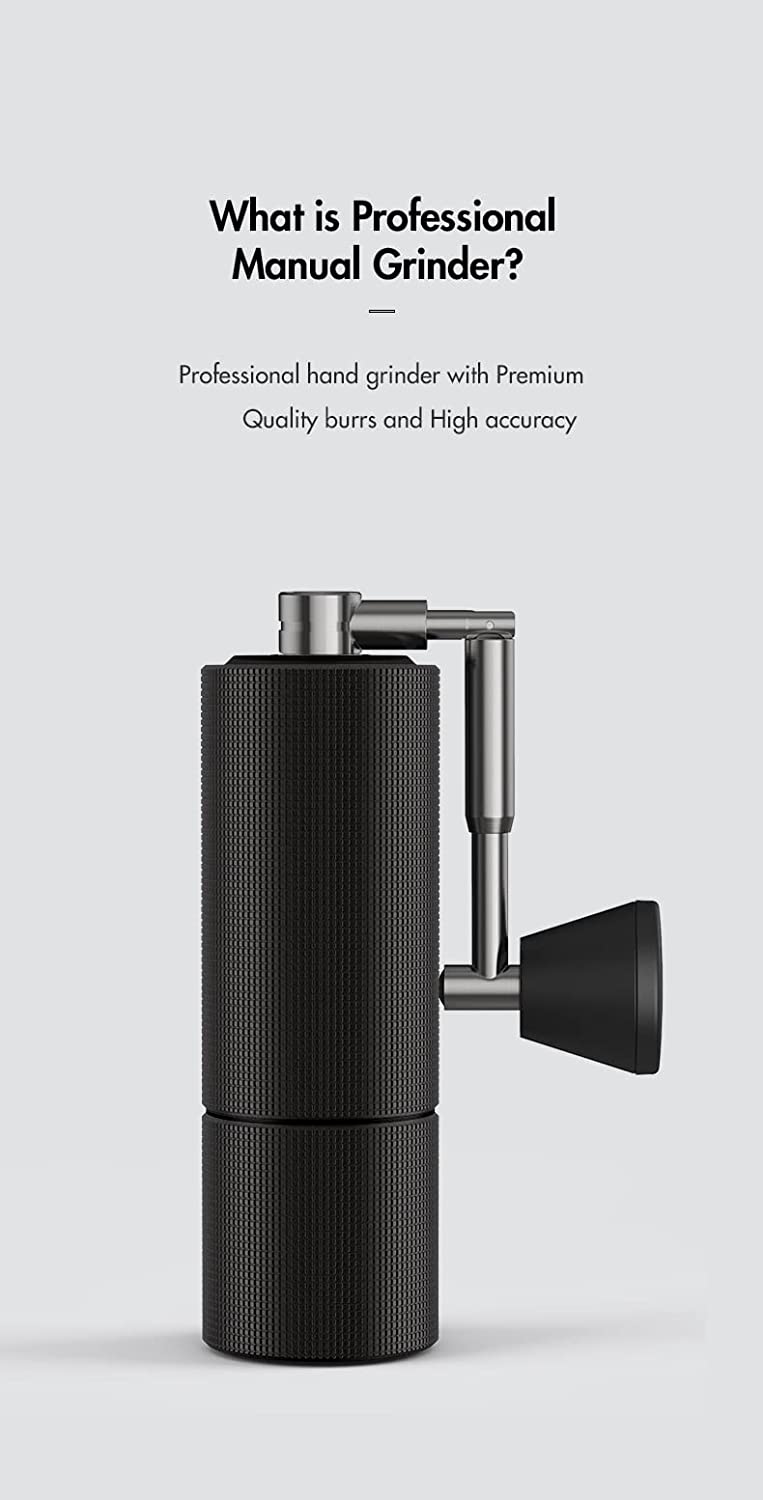 Timemore Chestnut C3 Pro Coffee Grinder Folding Crank Manual Coffee Grinder New Stainless Steel Grinder