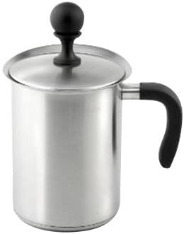 Weis 183007 Stainless steel milk frother 1000 ml Suitable for Induction Cookers