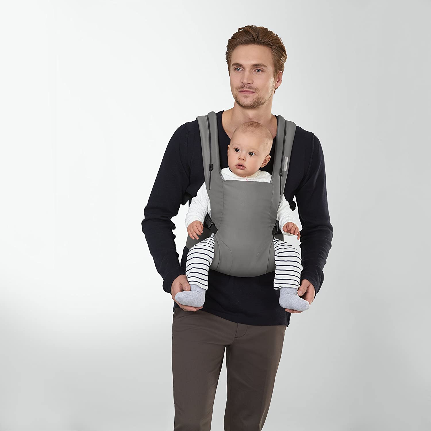 CYBEX Gold BEYLA.TWIST Baby Carrier from Birth to Approximately 2 Years (Approx. 3.5 - 15 kg), Denim Blue
