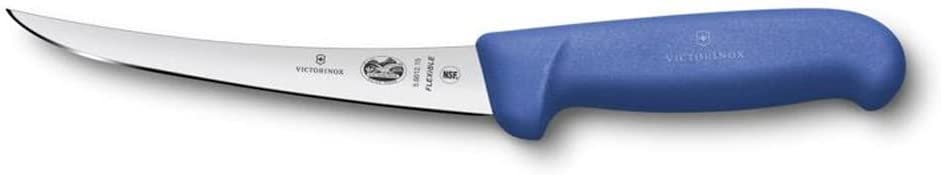 Victorinox Fibrox Chef\'s Knife, Boning Knife, Extra Sharp Blade, Stainless Steel, Dishwasher Safe, Swiss Made