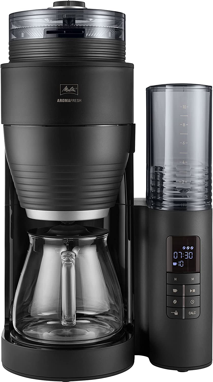 Melitta AromaFresh X - New Generation Filter Coffee Maker with Grinder