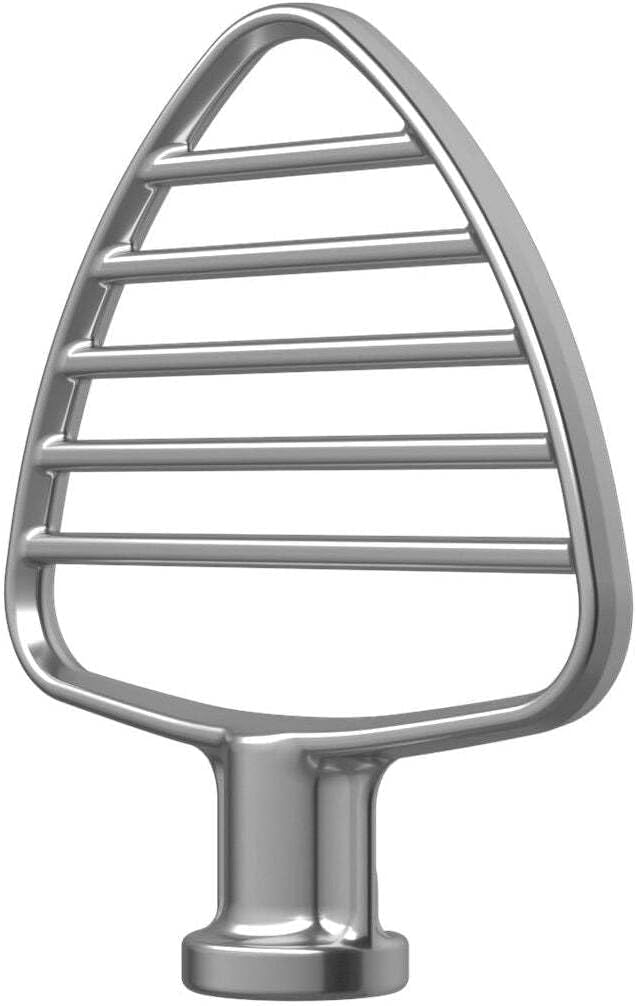 KitchenAid Fine Pastry Stirrer for Medium Kitchen Machines with Tilting Motor Head - Stainless Steel 5KSMPB5SS