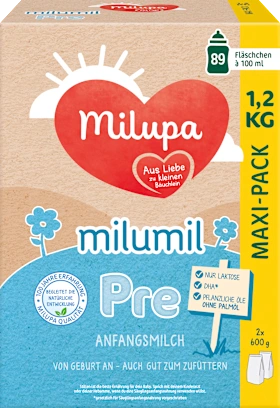 Milupa Initial milk Pre Milumil from birth, 1.2 kg