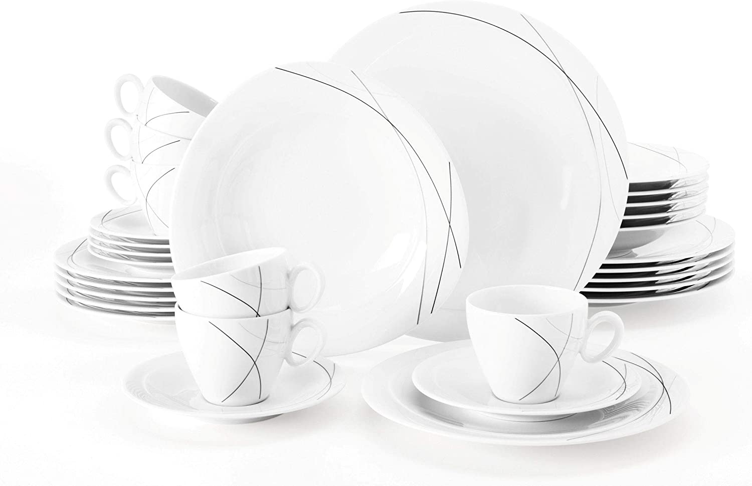 Seltmann Weiden Trio 30 Piece Dinnerware Set
