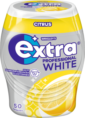 Wrigley\'s Chewing gum, extra professional white citrus, 50 st