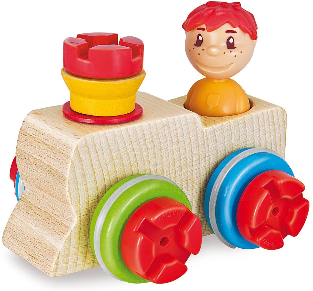 Eichhorn Heros Constructor 022102501 100039102 – Maxi Construction Toy Train, bunt