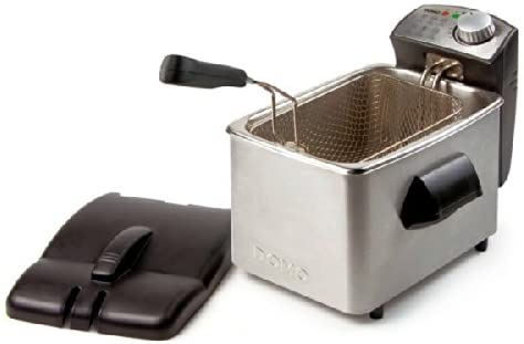 Domo DO458FR Fryer 4 L Rustproof 4 Litre Black Stainless Steel