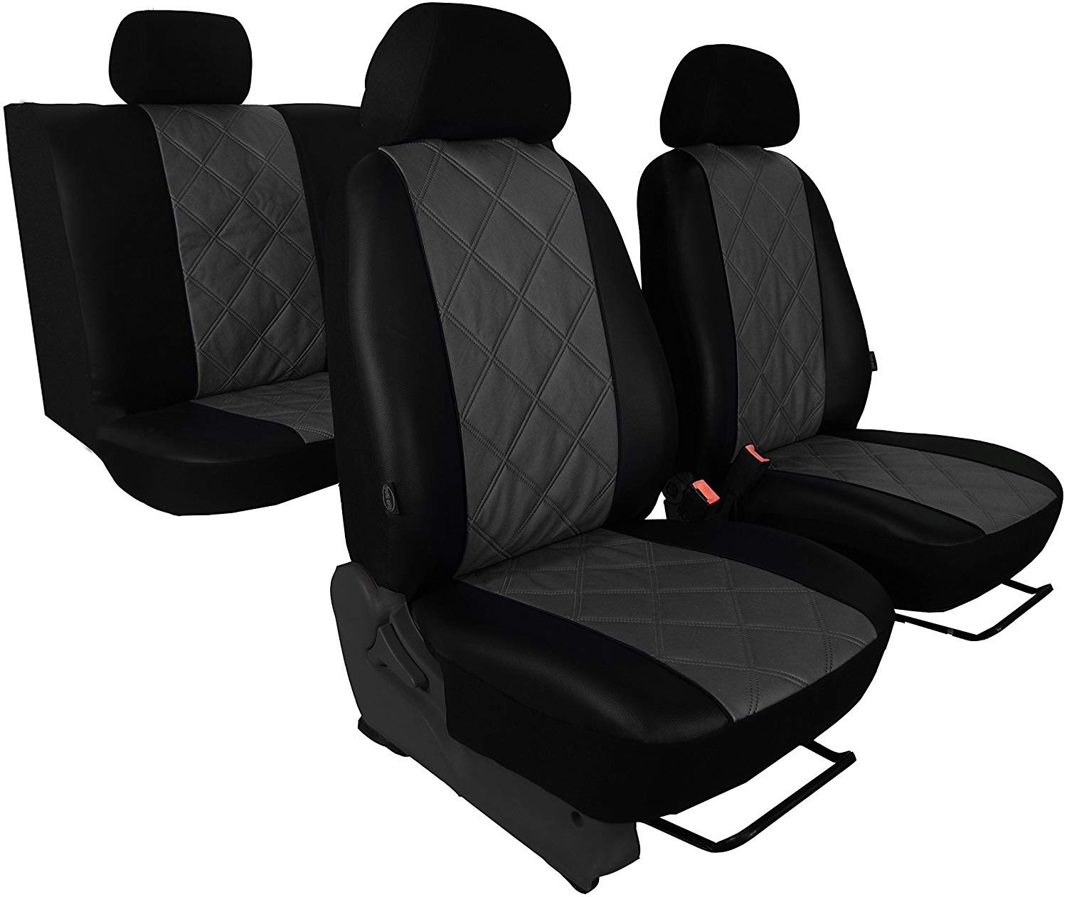 Pokter For Tiguan 07 I 2015 Custom Seat Cover Artificial Leather with Diagonal Quilted Seat in 5 Colours