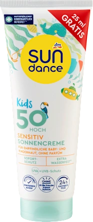 SUNDANCE Sunscreen for Kids Sensitive SPF 50, 125 ml