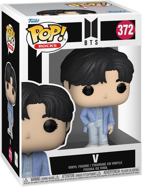 Funko Pop! Rocks: BTS - V - Vinyl Collectible Figure - Gift Idea - Official Merchandise - Toys For Children and Adults - Music Fans - Model Figure For Collectors and Display