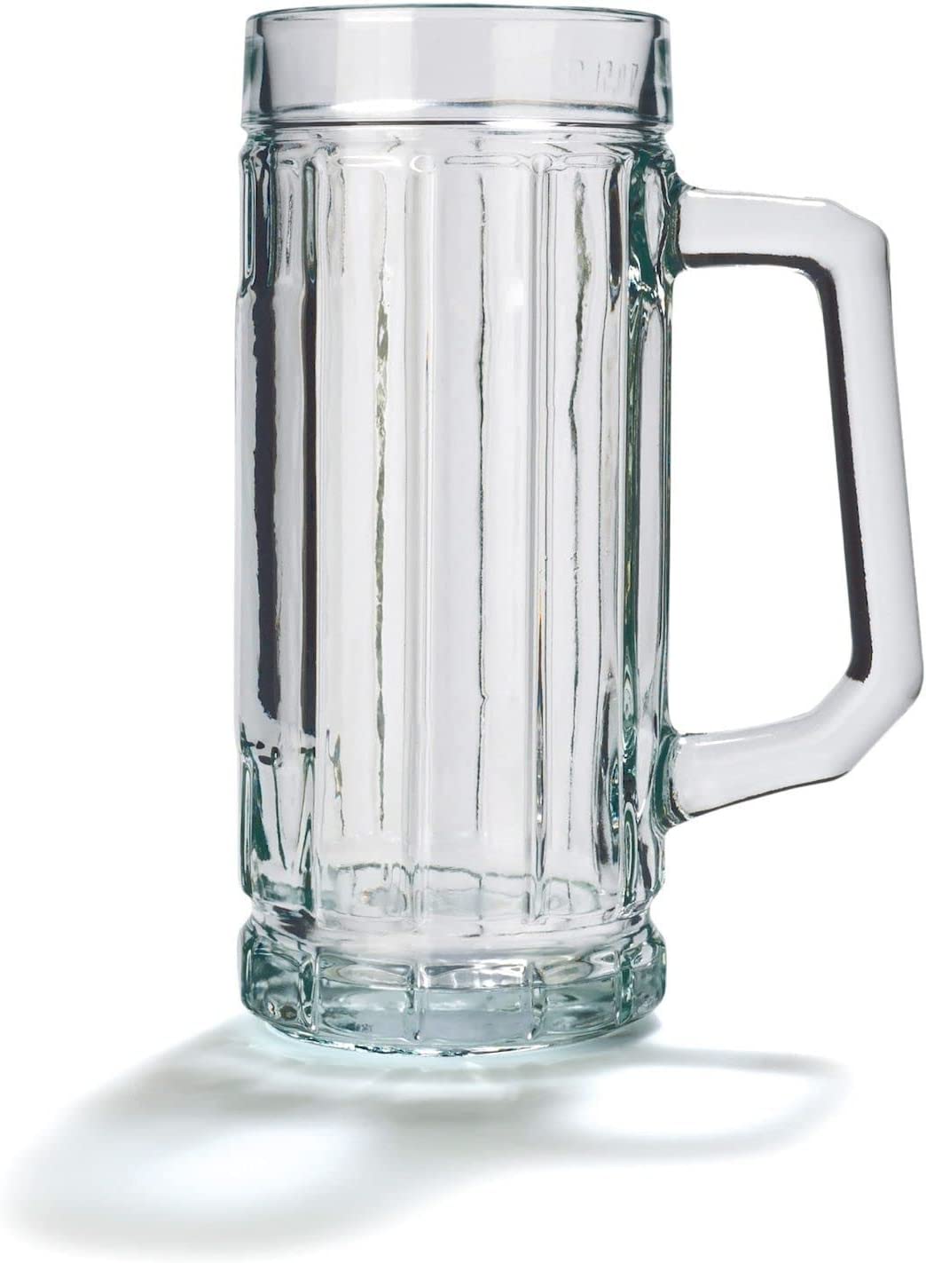 Stölzle Lausitz Stölzle Oberglas Gambrinus Beer Mug with Oversized / Set of 6 Beer Mugs 0.5 Litres / Sturdy Beer Jug / Beer Glasses 0.5 Litres Made of Soda Lime Glass / Beer Mugs 0.5 L Dishwasher Safe