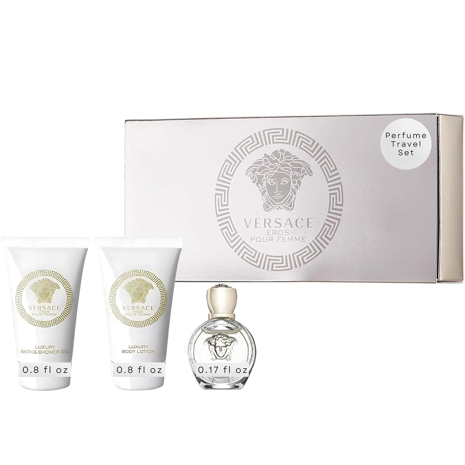 VERSACE Eros pour femme 2015 Travel Kit Travel Kit - Eau de Toilette 5 ml + Shower Gel 25 ml + Body Lotion 25 ml