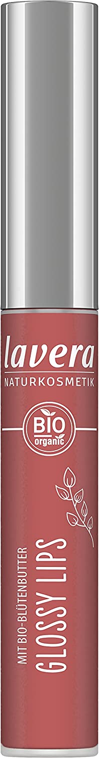 lavera Glossy Lips - Delicious Peach 06 - Lip Gloss - Gluten Free - Leaves , ‎apricot