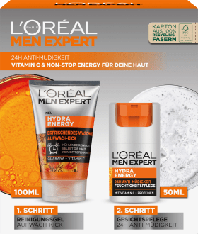 L\'ORÉAL PARiS MEN EXPERT Gift set Hydra Energy Care + Cleaning, 1 ST