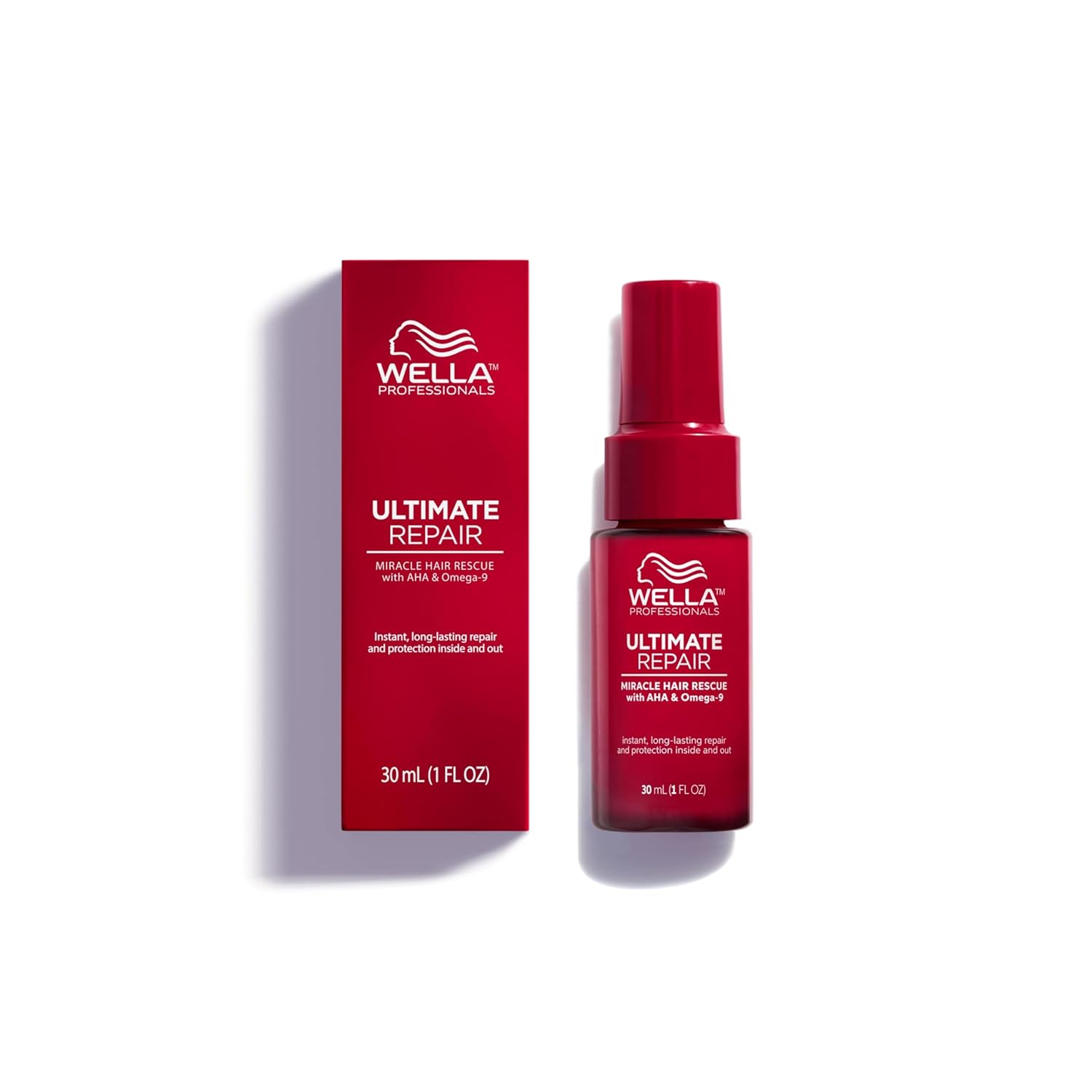 Wella Professionals Ultimate Repair Miracle Hair Rescue Hair Serum - Repairing 90 Seconds Hair Treatment without Rinsing - Detangling Spray with Anti Frizz and Anti Split Ends Effect - 30 ml

