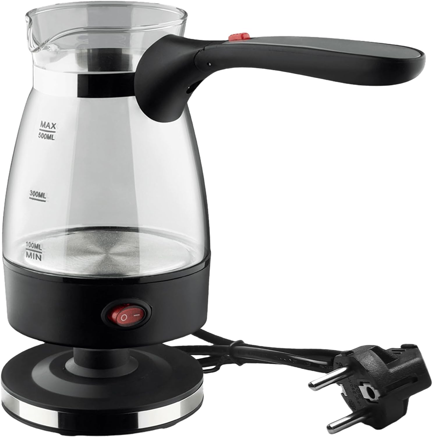 Leikurvo Electric Turkish Coffee Machine, Turkish Coffee Maker, 600 ml, Turkish Coffee Pot, Electric Turkish Coffee Pot, Teapot, Espresso Maker, Camping Coffee Maker, Mocha Pot, Turkish Coffee Maker