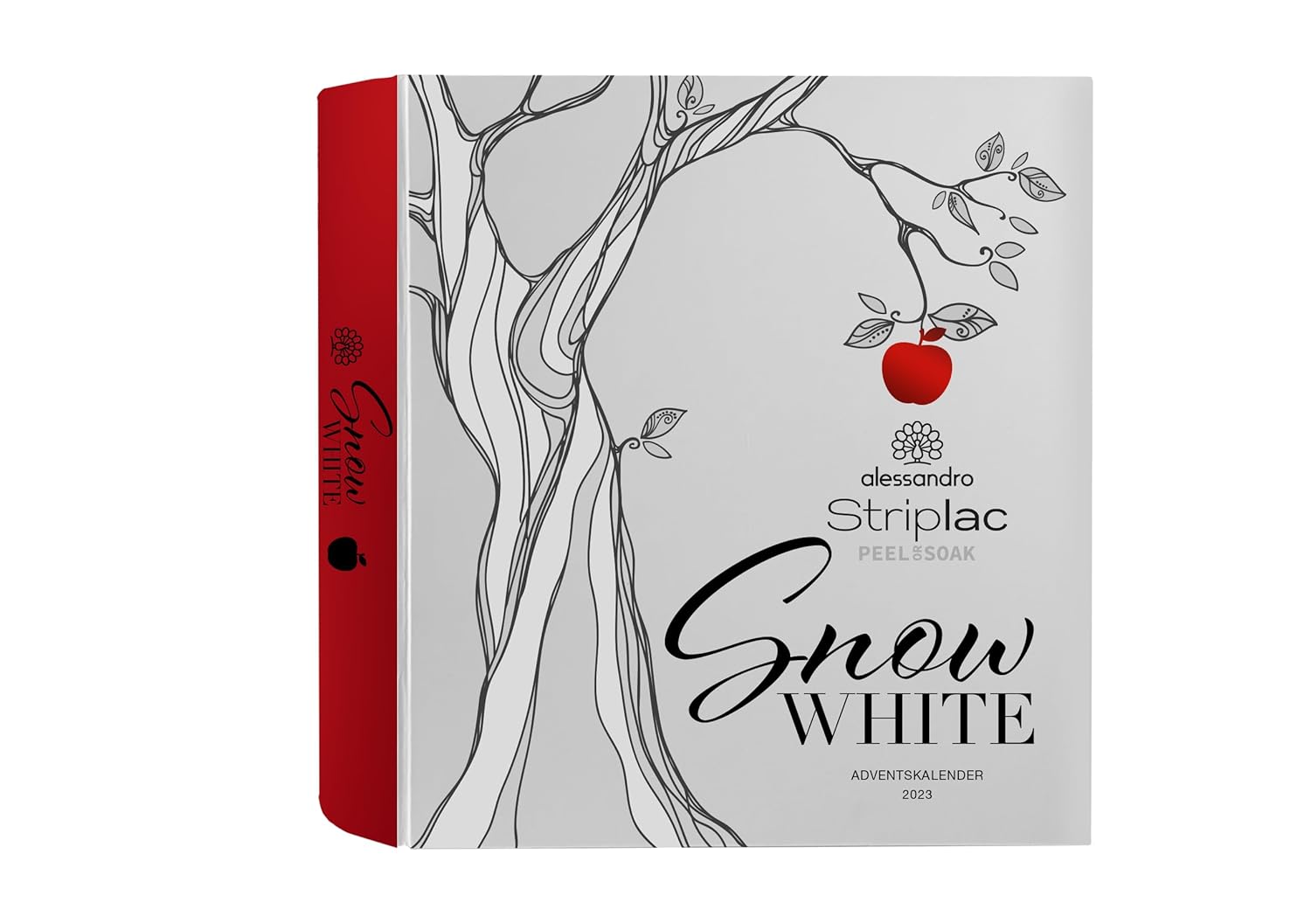 alessandro Striplac Peel or Soak Advent Calendar 2023 Snow White Vegan LED Nail Polish For Perfect Nails in 15 Minutes
