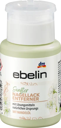 ebelin Nail polish remover gently, 125 ml