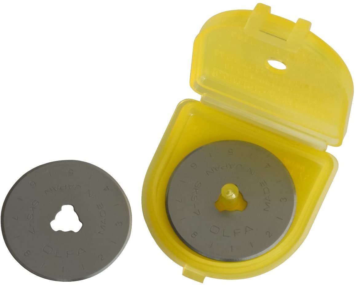 Olfa 28 Mm 2-Piece Stainless Steel Spare Blades, Silver