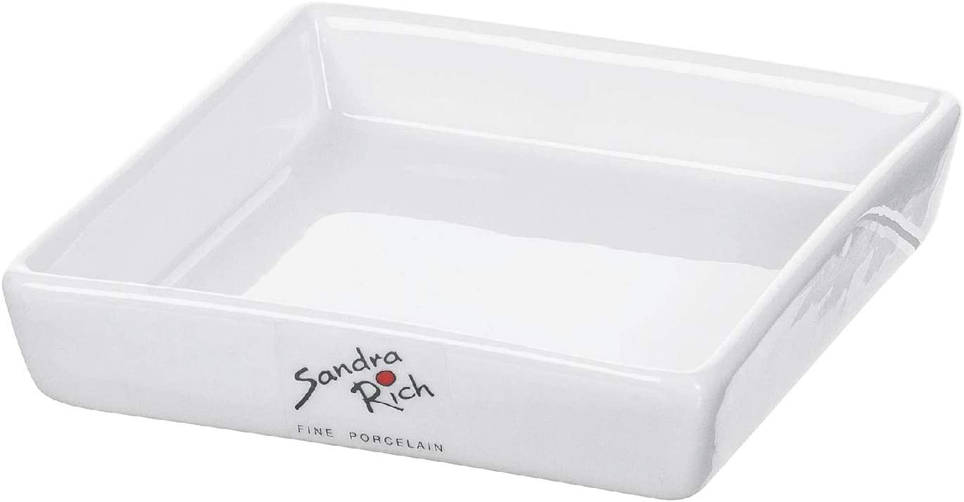 Sandra Rich porcelain bowl SQUARE 11cm