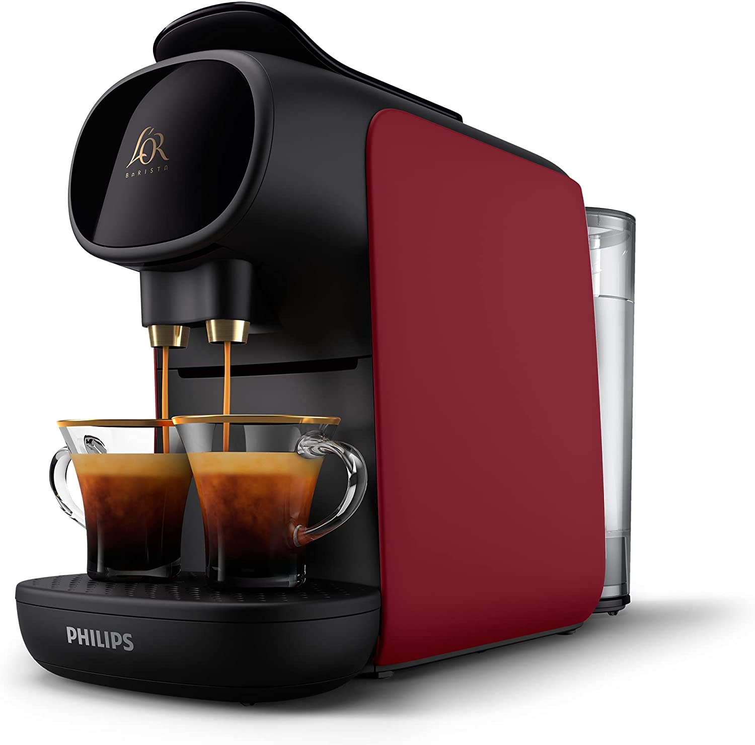 Philips Domestic Appliances Philips l\'Or Barista Sublime Coffee Capsule Machine, Sunset Rubis, Double 
