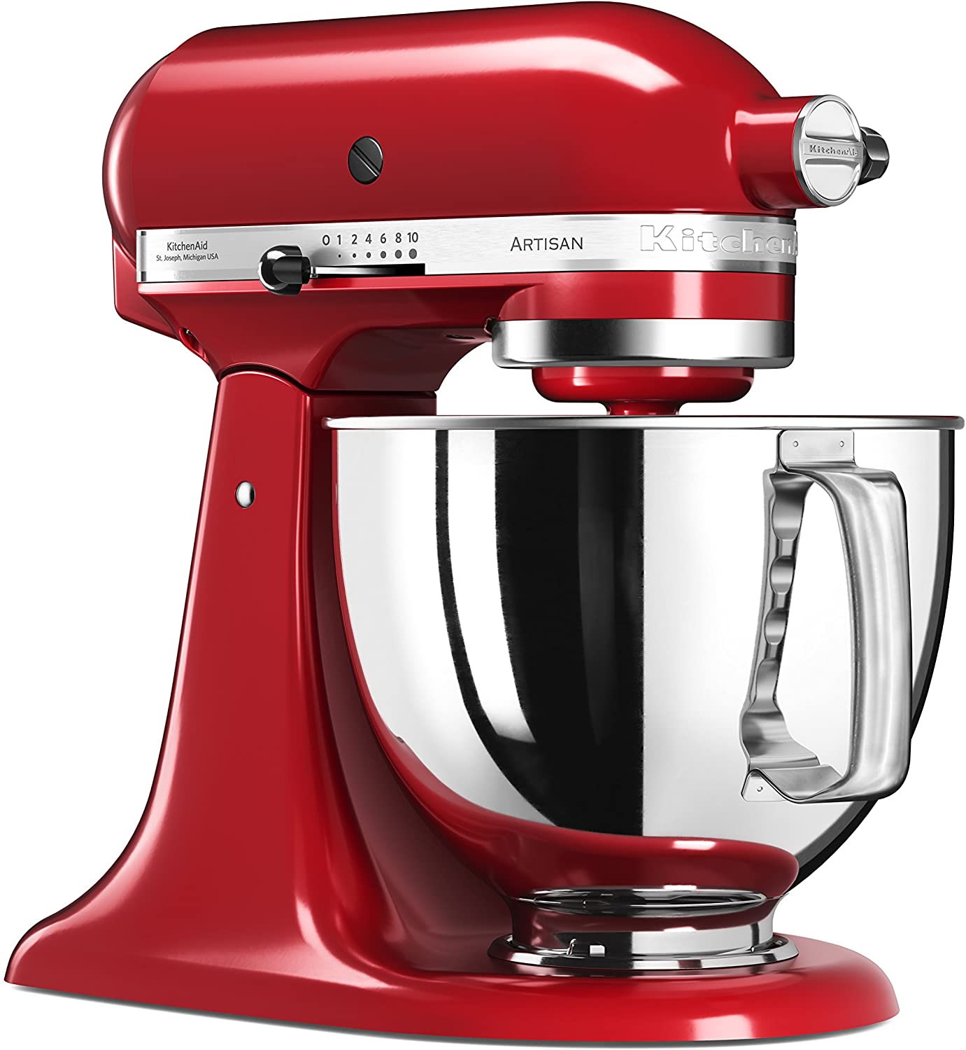 KitchenAid Artisan 144279 5KSM125EER Food Processor with Basic Equipment, Empire Red