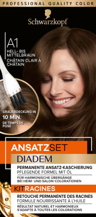 Schwarzkopf Diadem Attachment set Light to medium brown A1, 1 pc