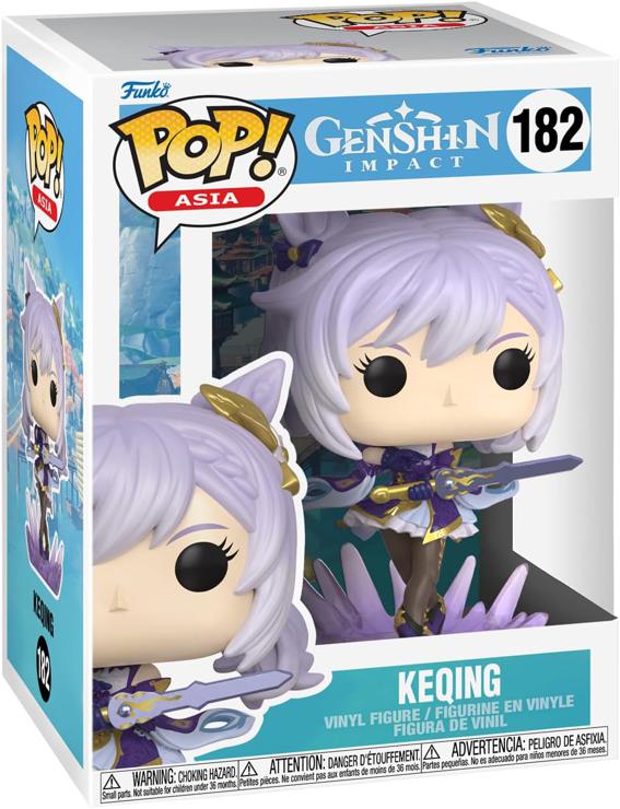 Funko Pop! Games: Genshin Impact - Keqing - Pop! Asia - Vinyl Collectible Figure - Gift Idea - Official Merchandise - Toys For Children and Adults - Games Fans - Model Figure For Collectors