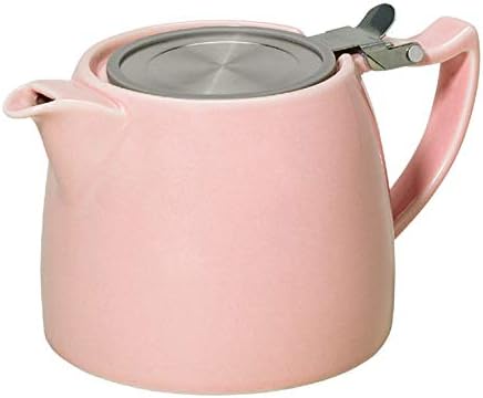 Mignon Rose Teapot 0.6 Litres with Stainless Steel Strainer