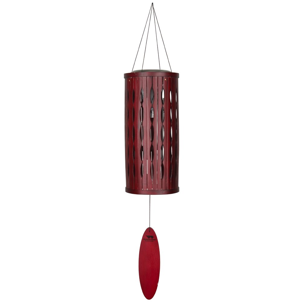 Woodstock Chimes ACSP Aloha solar wind chime – Purple Passion – 72 x 15 x 1