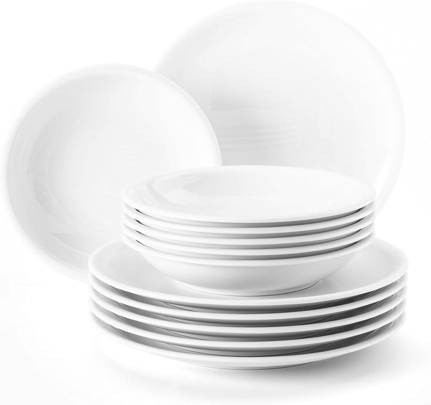 Seltmann Weiden 001.716173 Compact White Dinner Service 12 Pieces