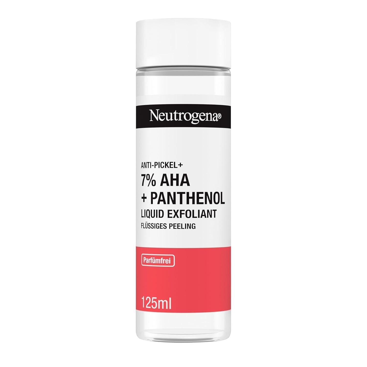 Neutrogena Anti-Pimple + Liquid Exfoliant Liquid Exfoliant with 7% AHA + Panthenol (125 ml) Gently Removes Dead Skin Cells & Excess Sebum