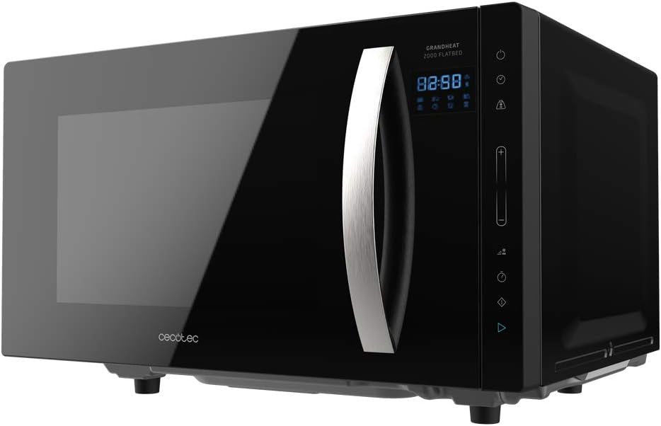 Cecotec GrandHeat Flatbed Touch Plateless Microwave (Black)