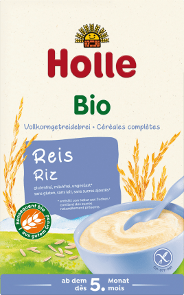 Holle baby food Cereal porridge rice from the 5th month, 250 g