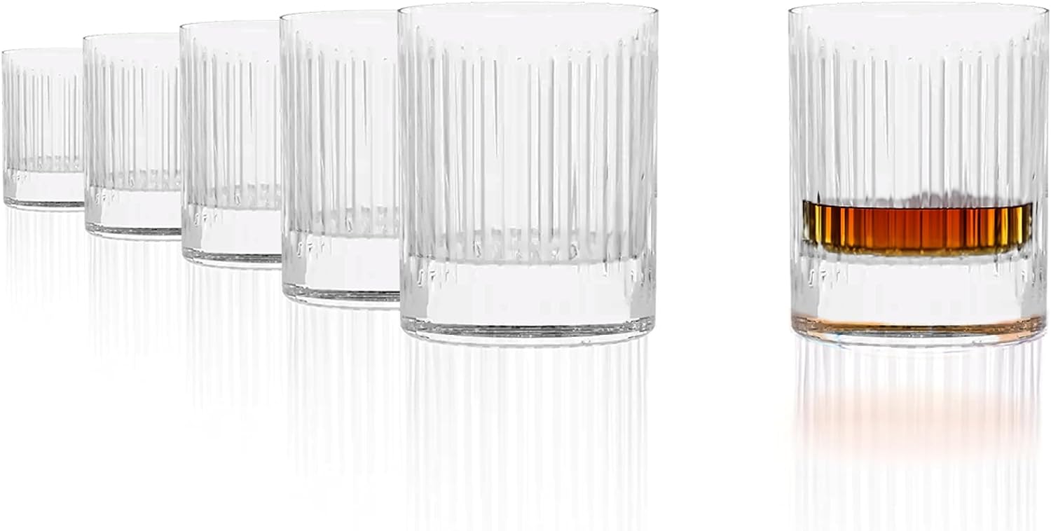Stölzle Lausitz Soho Whiskey Glasses Set of 6 / Modern Whiskey Glass 320 ml / Elegant Whiskey Glasses Made of High-Quality Crystal Glass / Whiskey Glasses Set Dishwasher Safe