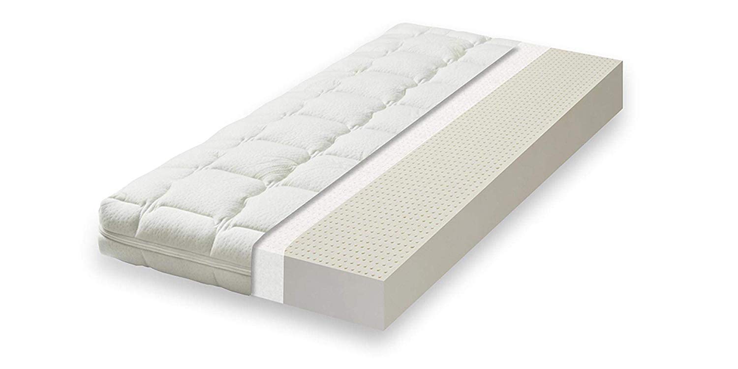 100% Latex Baby Mattress - Primo Line BABY LUX - 7 Zones - Dunlop Technology - 70 x 140 x 12 cm