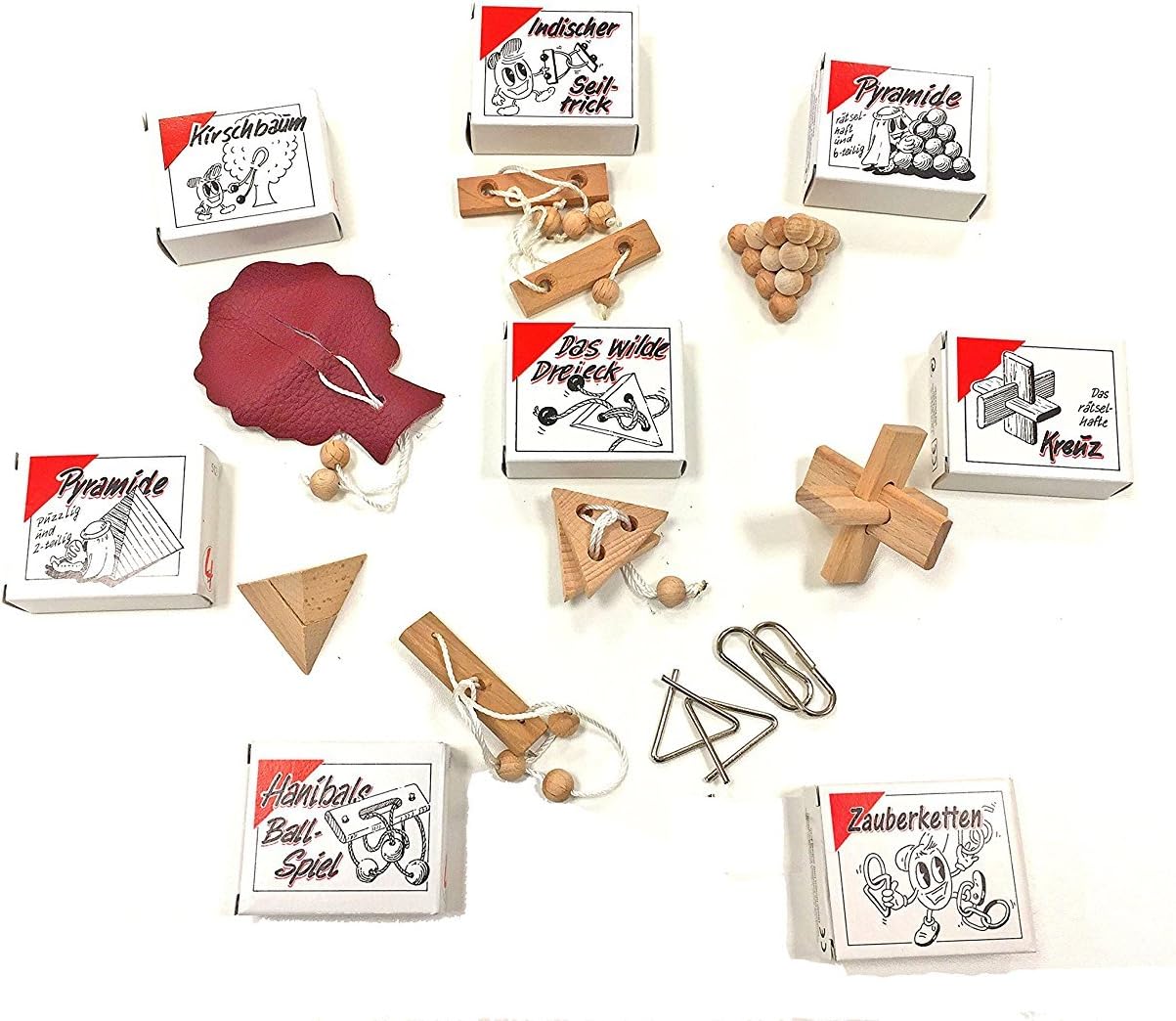 GICO Puzzle Game Classic Sets - Various Giveaways - Games Individually Packed Including Solution - Puzzle Games, Set Puzzle, Advent Calendar Content