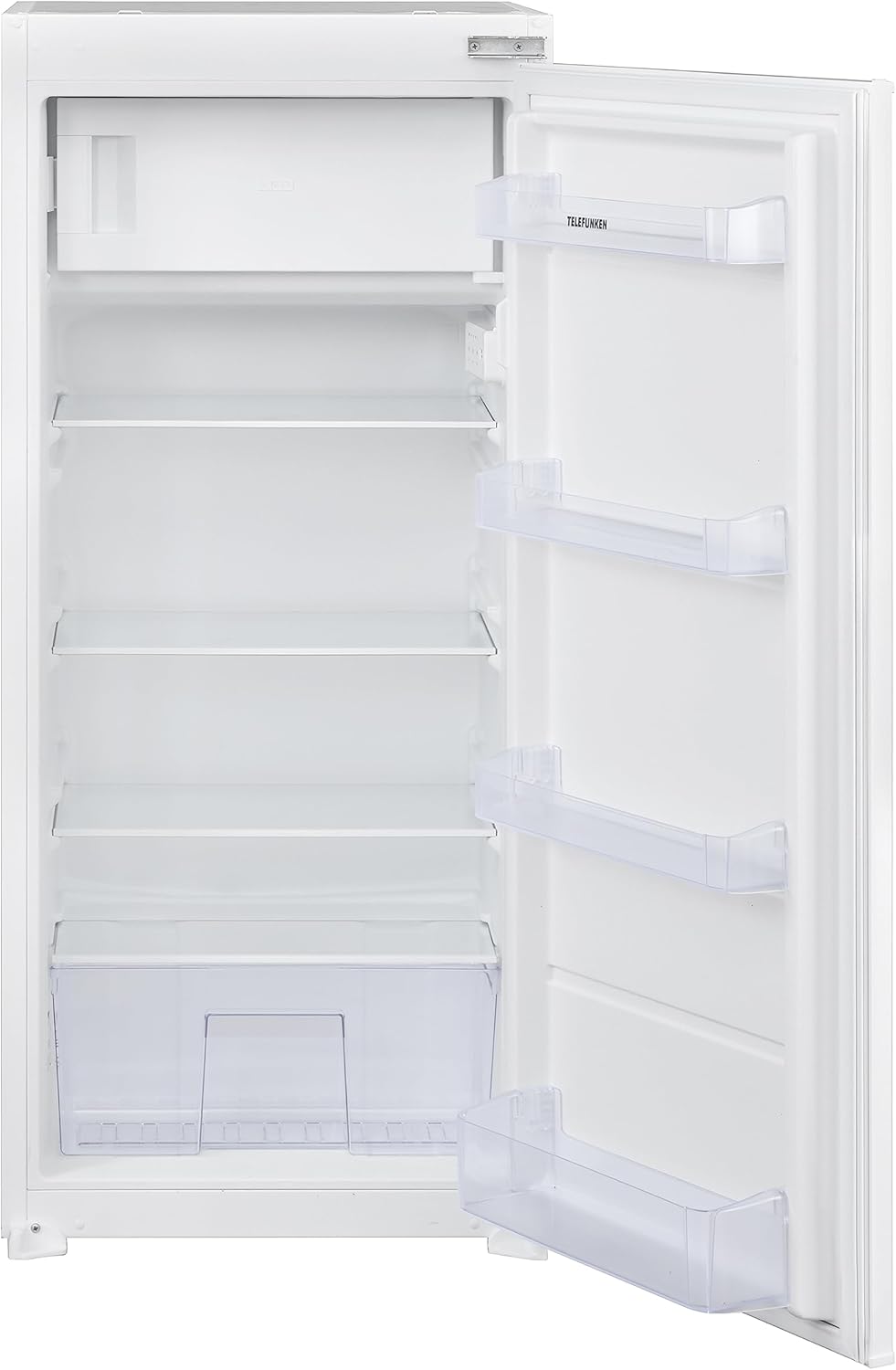 TELEFUNKEN EKG123S187E Built-in Fridge with 4-Star Freezer | 122cm Recess | Towing Door Technology | 187 liter capacity | Temperature Control | White