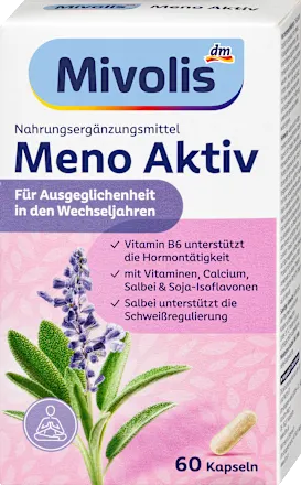 Mivolis Meno Active Capsules 60 count, 33 g