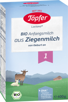 TÖPFER Initial milk made of goat milk 1 from birth, 400 g