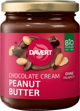 Davert Peanut butter, chocolate cream peanut butter, 250 g