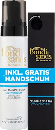 Bondi Sands Light self-tanning foam + application glove, 200 ml