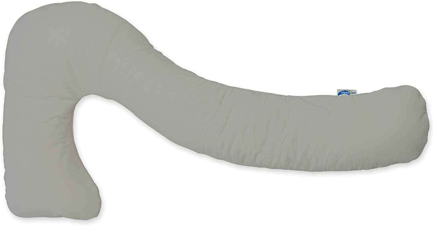 Theraline MY7 Out Side Sleeper Pillow with Cover – Grey