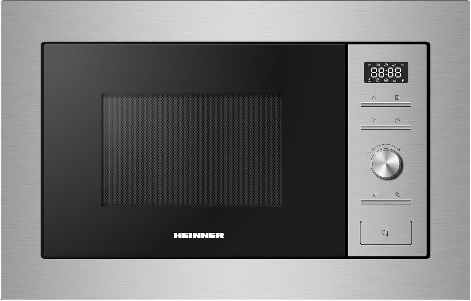 HMW-MDBI28GDIX Built-in Microwave Oven - 28 L Cooking Chamber, Digital Touch Control, Powerful Grill, Combination Microwave, Automatic Programs, Stainless Steel Design (Inox), 5 Year