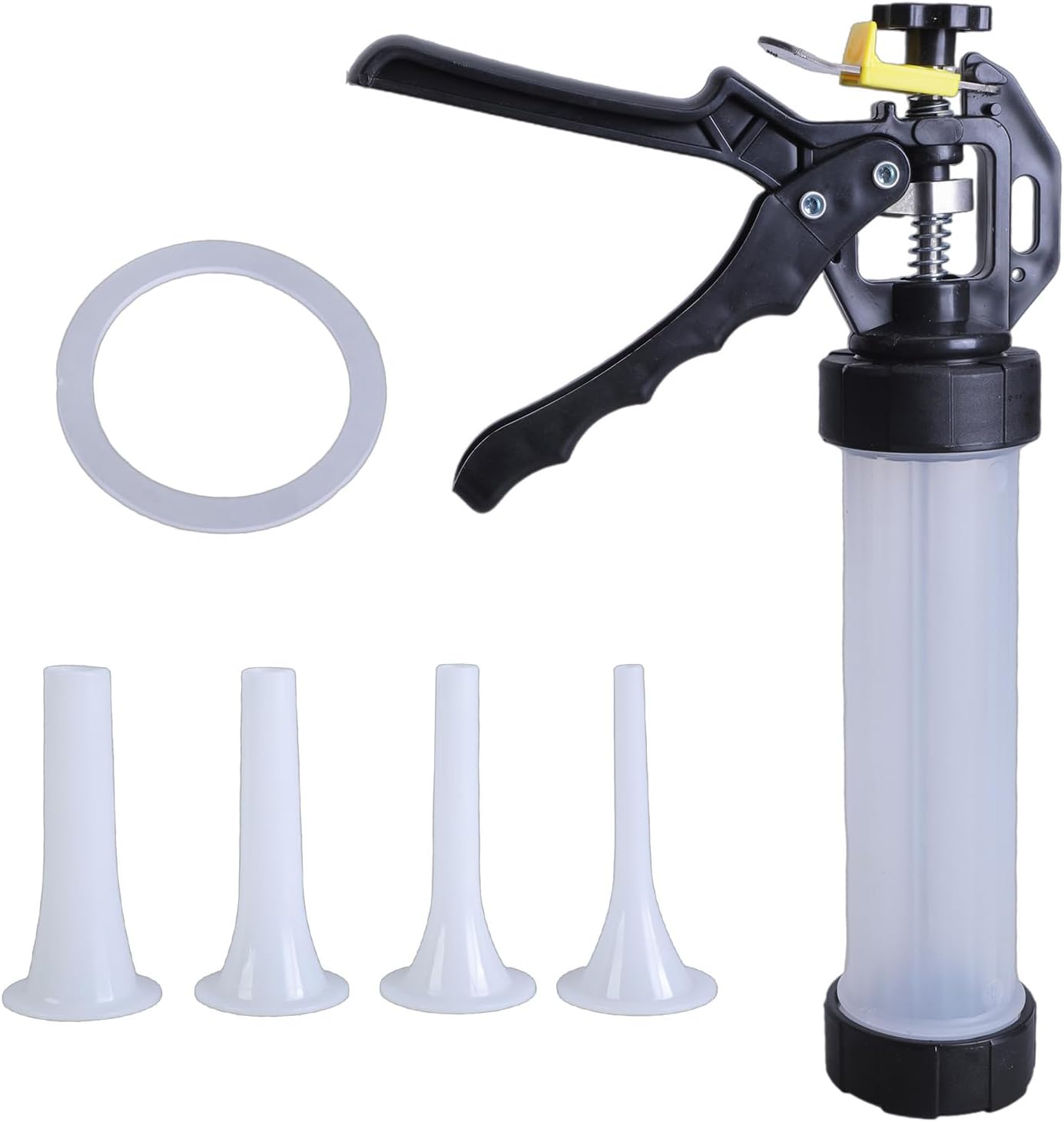 UncleS Manual Meat Filling Machine User-friendly Salami Maker Hand Squeeze Sausage Stuffer Filler for Cooking Enthusiasts Outdoor BBQ Sausage Maker