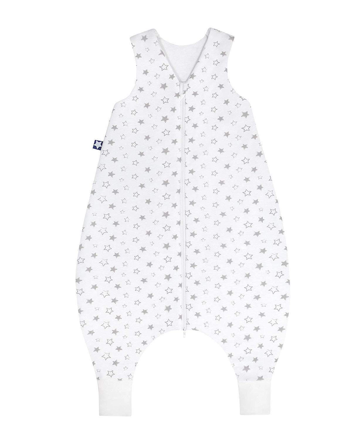 Julius Zöllner Stella 9112567300 Summer Jumper Jersey Summer Sleeping Bag with Legs 0.5 Tog Size 80 / 10-18 Months Grey