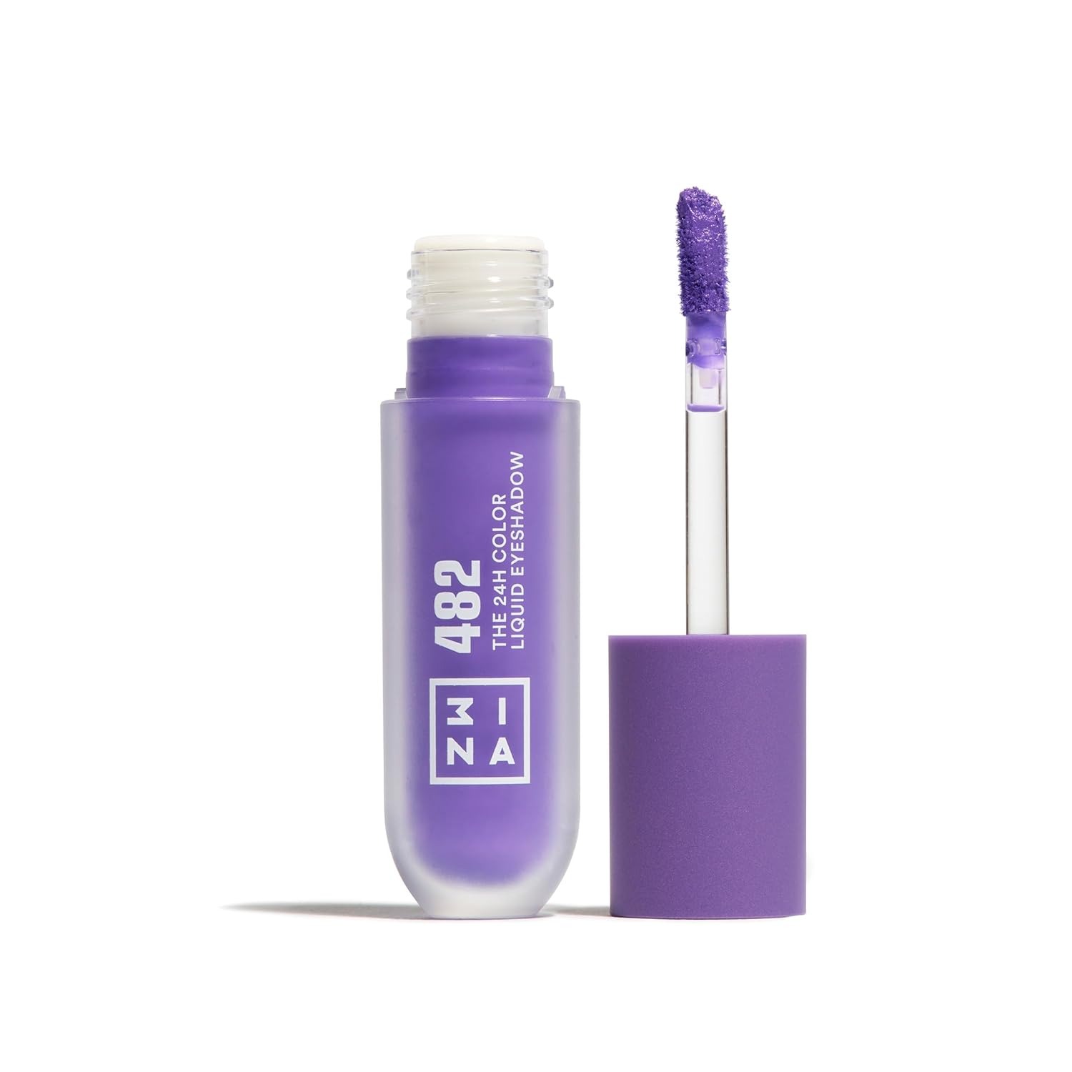 3INA MAKEUP - The 24H Color Liquid Eyeshadow 482 - Electric Purple Liquid Eyeshadow - 24H Long Lasting - Waterproof Formula - Light and Creamy Texture - Vegan - Cruelty Free